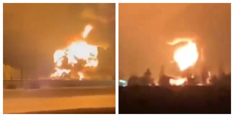 BUKNUO POŽAR NAKON UDARA UKRAJINSKOG DRONA: Skladište nafte u Volgorodskoj oblasti u plamenu 