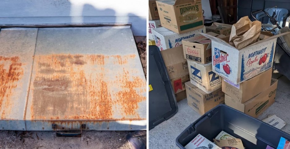 KUPILI KUĆU I OTKRILI NEPROCENJIVO BLAGO U PODRUMU Evo šta je mladi par pronašao u kutijama zatrpanim prašinom!(FOTO)