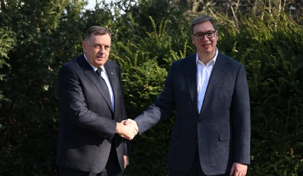 VUČIĆ ODRŽAO VAŽAN SASTANAK SA DODIKOM Ključne teme za srpski narod (FOTO)