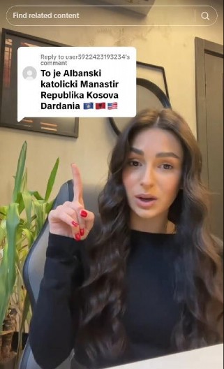 "PEĆKA PATRIJARŠIJA JE ALBANSKO NASLEĐE?!" Albanci napali Srpkinju zbog Visokih Dečana, ona im šmekerski zapušila usta